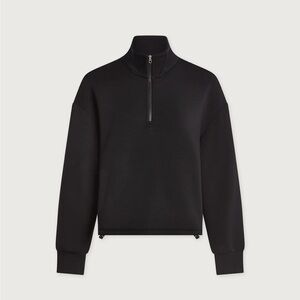 Varley sian cropped half zip